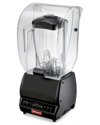 Professionel Blender Med Lydskærm Firkantet Glas Liter Hastighedsvariator Programmerbar - Diamond Blendere