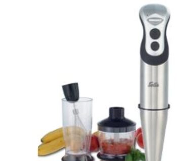 Sort Solis Power Mixer Pro Nedsænkning Blender 800 Rustfrit Stål - Solis Blendere  - 7611210921318