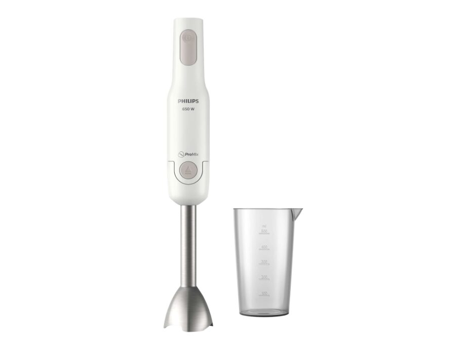 Hvid Philips Daily Collection Promix Hr2534 Stavblender 650 - Philips Stavblendere  - 8710103914440