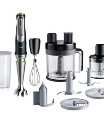 Sort Braun Multiquick 9195xli Nedsænkning Blender Knusning 1200 Rustfrit Stål - Braun Blendere  - 8021098775184