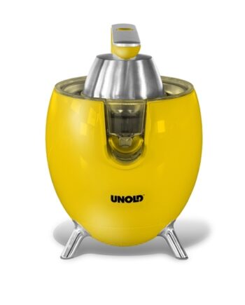 Unold Power Juicy Manuel Juicer Gul Plast Rustfrit Stål Rustfrit Stål 1100 - Unold Saftpressere  - 4011689781322