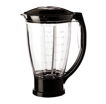 Sort Moulinex Xf634bb1 Blender Skål Transparent Qa40 Qb40 Qa50 Qb50 Qa60 Qb60 Qa70 - Moulinex Blendere  - 3016661146206