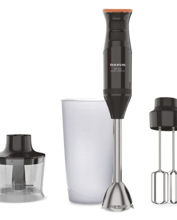 Sort Taurus Bapi 1200 Rocket Complet Nedsænkning Blender Knusning 1200 Rustfrit Stål - Taurus Blendere  - 8414234163813