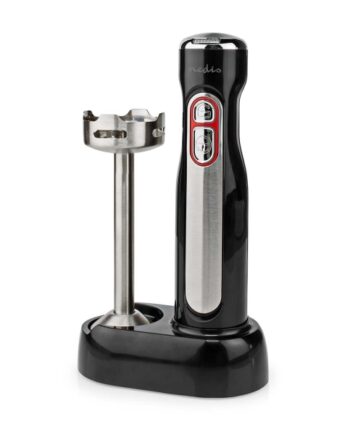 Sort Nedis Kahb600bk Blender Til Madlavning 100 Sølv - Nedis Blendere  - 5412810407644