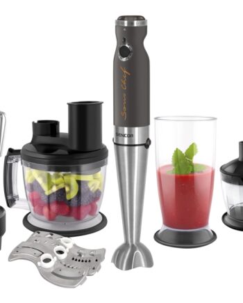 Sencor Sono Chef Shb 5501ch Eue3 Stavblender 1200 Grå - Sencor Stavblendere  - 8590669284085