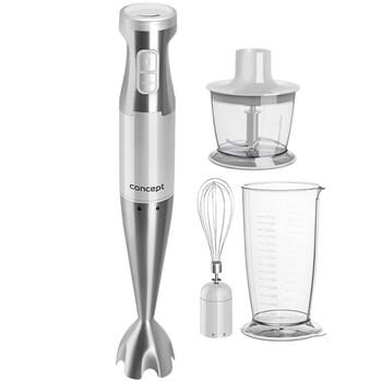 Hvid Concept Stavblender Tm4910 Med Hakker Piskeris Røreskål 1000 - Concept Stavblendere  - 8595631012925