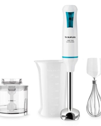 Hvid Taurus Robot 750 Easy Plus Nedsænkning Blender 750 Blå - Taurus Blendere  - 8414234164025