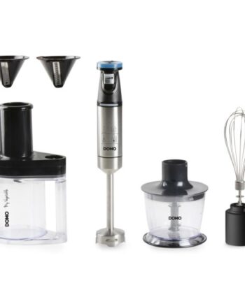 Sort Domo Do9254m Nedsænkning Blender 800 Rustfrit Stål - Domo Blendere  - 5411397153814