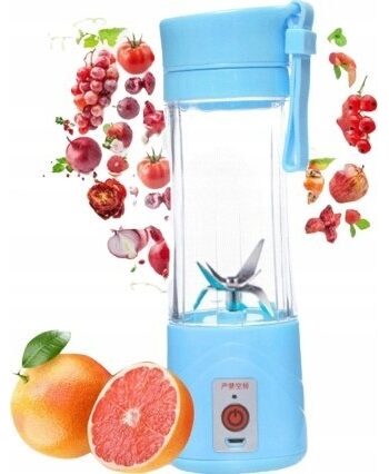 Blender Kielichowy Platinet Platinet Mobile Juicer Blender With Powerbank 4000mah 17500rpm 400ml 40w 44705 - Platinet Blendere  - 5907595447058