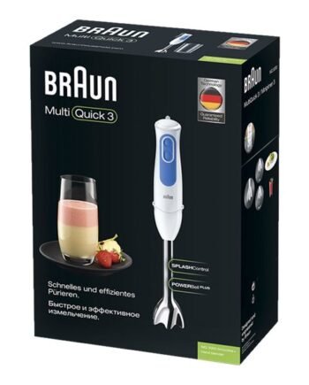 Hvid Braun Multiquick 3000 Smoothie Stavblender 750 Blå - Braun Stavblendere  - 8021098770561