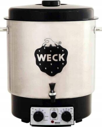 Jata Weck Preserving Cooker Stainless Steel With Clock And Tap - Weck Saftpressere  - 8717127000579