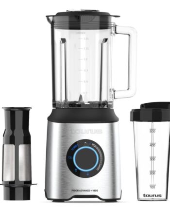 Sort Taurus Prior Advance Bordplade Blender Knusning 1800 Rustfrit Stål - Taurus Blendere  - 8414234124784