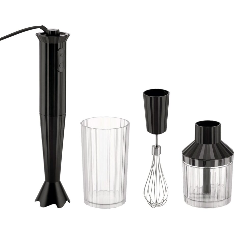 Sort Mdl10s Pliss Stavblendersæt - Alessi Stavblendere  - 8003299446841