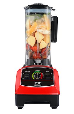 Raw Blender Turbo Rød 5hp - Raw Blendere  - 5712162000068