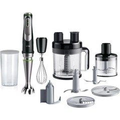 Braun Multiquick 9195xli Stavblender Premium Sort Børstet Rustfrit Stål - Braun Stavblendere  - 8021098775184