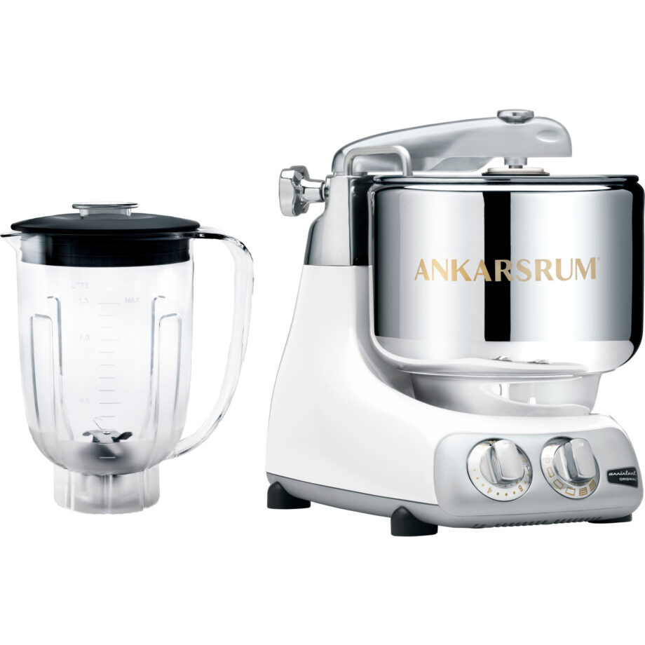 Hvid Assistent Akm 6230 Røremaskine Blender Glossy - Ankarsrum Blendere