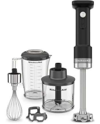 Sort Artisan Ledningsfri Stavblendersæt Mat - Kitchenaid Stavblendere  - 5413184002862