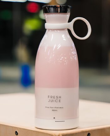 Pink Fresh Juice 350ml Bærbar Blender - Mysports Blendere