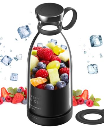 Sort Fresh Juice 350ml Bærbar Blender - Mysports Blendere