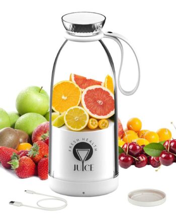 Hvid Fresh Juice 500ml Bærbar Blender - Mysports Blendere  - 1660650540490
