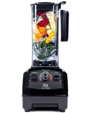 Sort Raw Blender Turbo Black 5hp 1800w - Raw Blendere  - 5712162000044