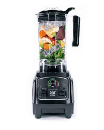 Sort Raw Blender X1000 Black 3hp 1000w - Raw Blendere  - 5712162000235