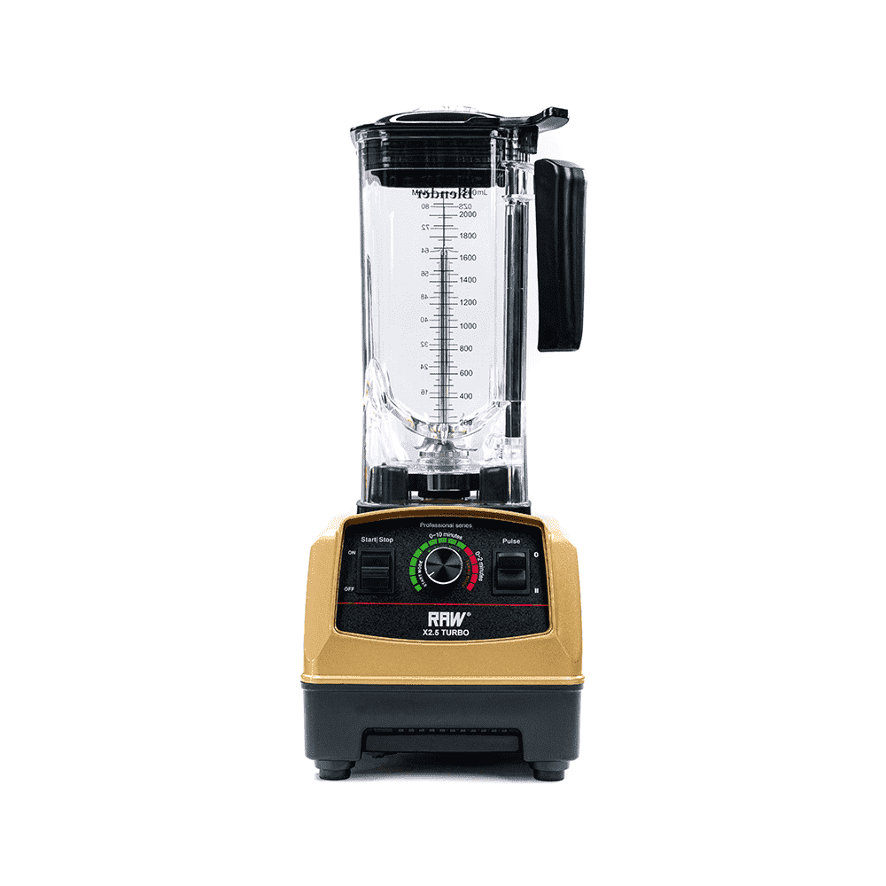 Raw Blender Turbo 5hp 1800w Guld - Raw Blendere - 5712162000082